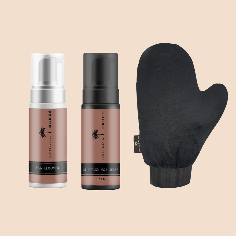 Self Tanning Mousse 150ml + Remover (GRATIS Handschuh) – BahamaBabes